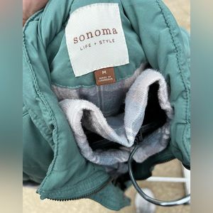 Earth tone vest & flannel combo by Sonoma